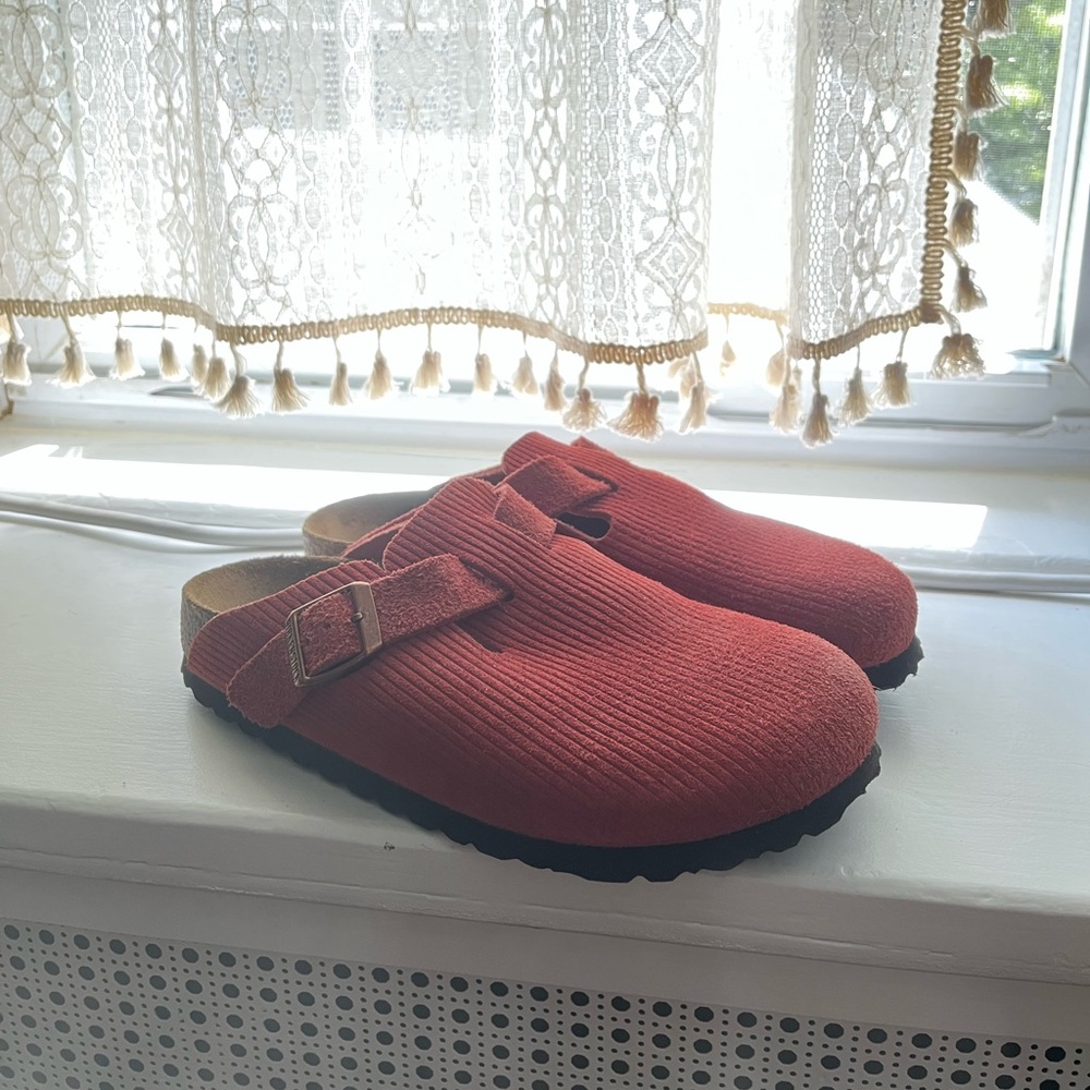 Red Birkenstock Boston